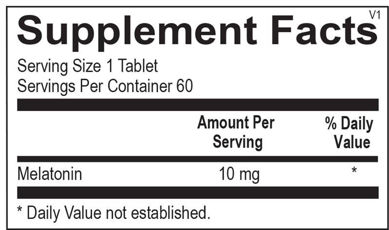 Melatonin 10mg 60 Count - Image 2